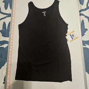 Michael Kors Black Soft Layer Sleeveless Top Size XL